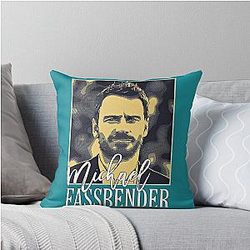 Michael Fassbender Throw Pillow