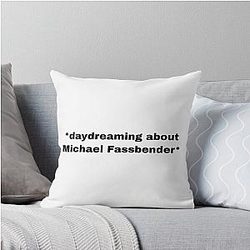 Michael Fassbender Throw Pillow