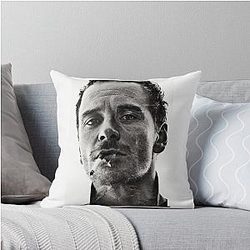 Michael Fassbender Throw Pillow