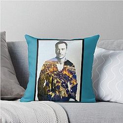 Michael Fassbender Throw Pillow