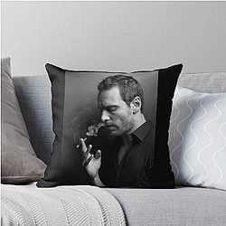 Michael Fassbender Art Throw Pillow
