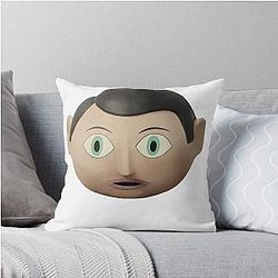 Frank and Michael Fassbender Classic Throw Pillow