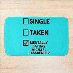 Dating Michael Fassbender Bath Mat