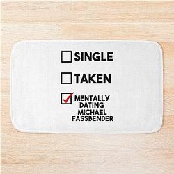 Dating Michael Fassbender Bathmat