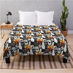 Dreamy Michael Fassbender Chunky Throw Blanket
