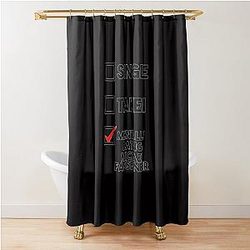 Dating Michael Fassbender Shower Curtain