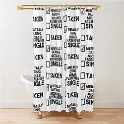 Dating Michael Fassbender Shower Curtain