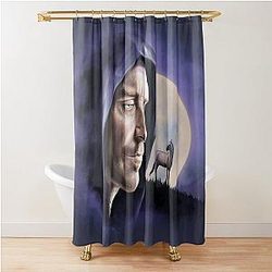 Michael Fassbender Painting Shower Curtain