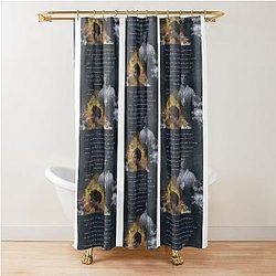 Jane Eyre Quotes - Mia Wasikowska and Michael Fassbender Shower Curtain