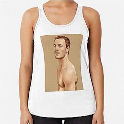 Michael Fassbender Racer Back Tank Top