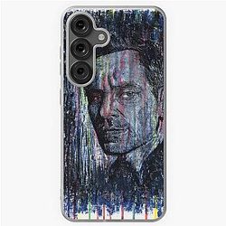 Michael Fassbender Hand Drawn Oil and Ink Portrait Samsung Galaxy Soft Case