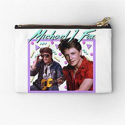 80's Michael J. Fox Zipper Pouch