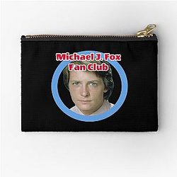Michael J Fox Fan Club Zipper Pouch