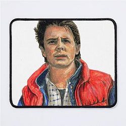 Michael J. Fox - Back to the Future Mouse Pad