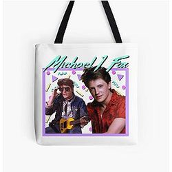 80s Michael J. Fox All Print Tote Bag