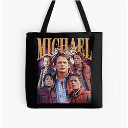 Vintage Michael J. Fox Tote Bag