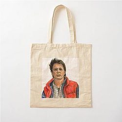 Michael J. Fox Back to the Future Cotton Tote Bag
