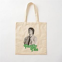 Michael J. Fox Family Ties Fans Cotton Tote Bag