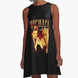 Michael J. Fox 90s Retro A-Line Dress