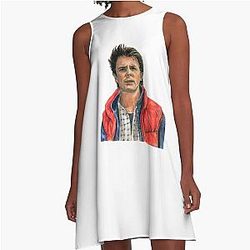 Michael J. Fox - Back to the Future A-Line Dress