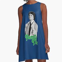 Michael J. Fox Family Ties Boy Fan A-Line Dress