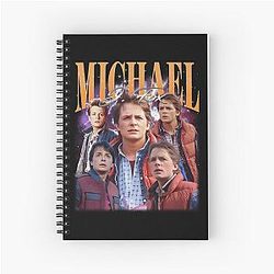 Michael J Fox Spiral Notebook