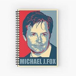 Michael Fox Hope Spiral Notebook