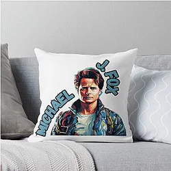 Michael Fox Throw Pillow