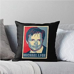 Michael J Fox Throw Pillow