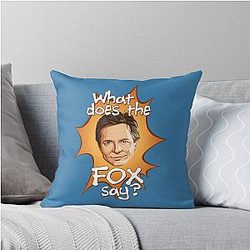 What Does Michael J. Fox Say Throw Pillow