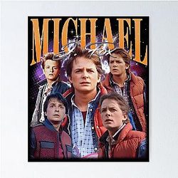 Vintage Michael Fox Poster