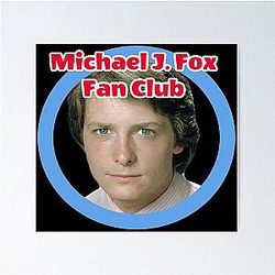 Michael Fox Fan Club Poster