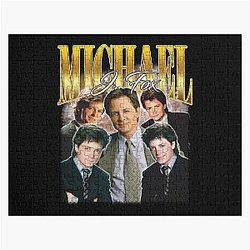 Michael J. Fox Collection Retro Actor Nostalgia Jigsaw Puzzle