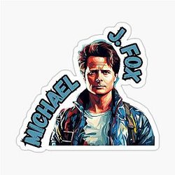 Michael Fox Sticker