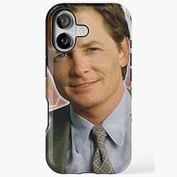 Michael J. Fox Retro 80s Actor Nostalgia iPhone Tough Case