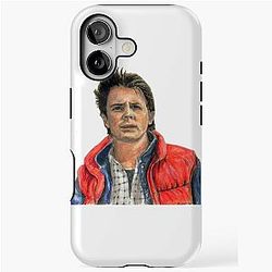 Michael J. Fox - Back to the Future iPhone Case