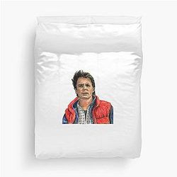 Michael J. Fox - Back to the Future Duvet Cover
