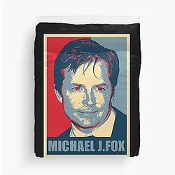 Michael J Fox Hope Duvet Cover