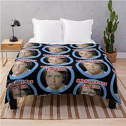 Michael Fox Fan Club Throw Blanket