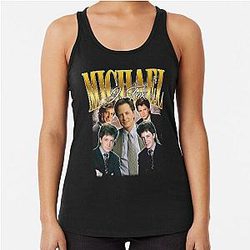 Michael J. Fox Retro 80s Racerback Tank Top