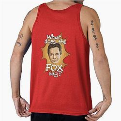 What Does Michael Fox Say? Tank Top
