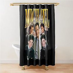 Michael J. Fox Retro 80s Actor Design Shower Curtain