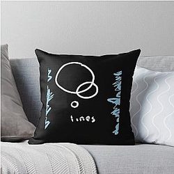 Michael Reeves Merch Line Throw Pillow