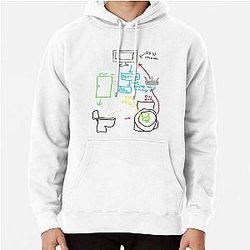 Michael Reeves Merch Cup Diagram Pullover Hoodie