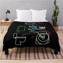 Michael Reeves Merch Throw Blanket