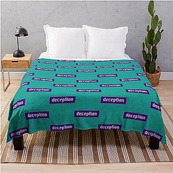 Michael Reeves meme quote Deception Throw Blanket