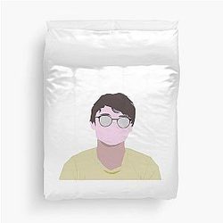 michael reeves portrait duvet cover