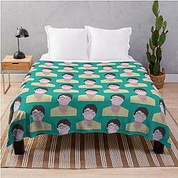 Michael Reeves Portrait Throw Blanket