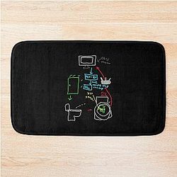 Michael Reeves Merch Cup Diagram Bath Mat