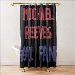 Michael Reeves Fan Shower Curtain
